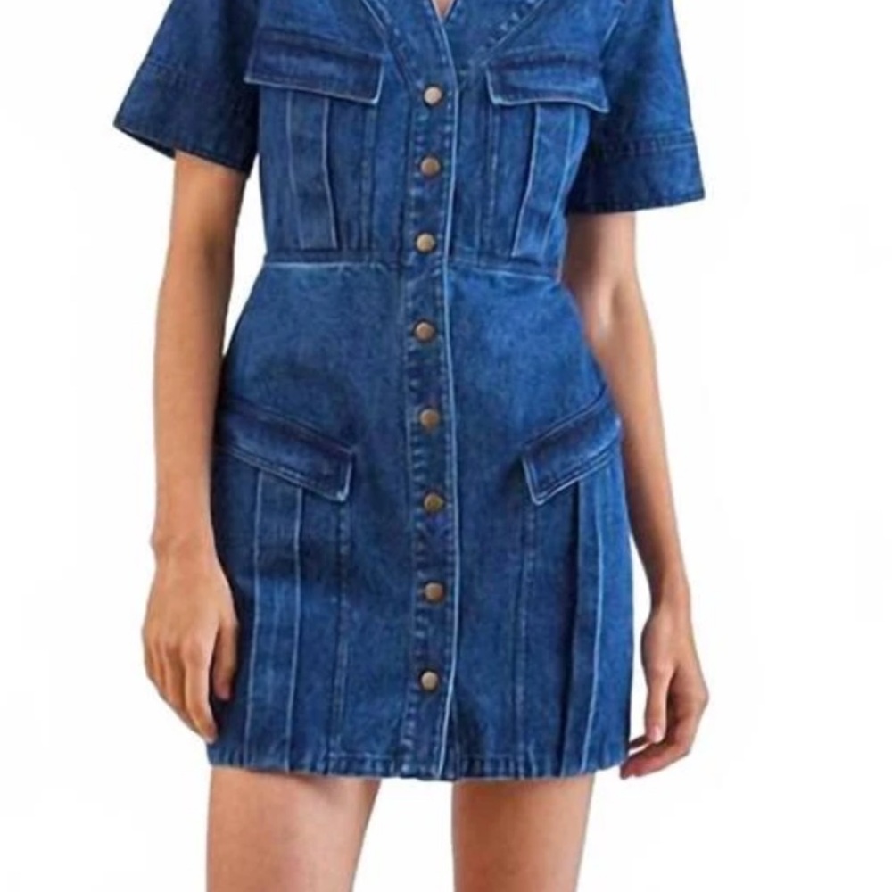 HUNTER BELL Gwen denim dress. Never been worn